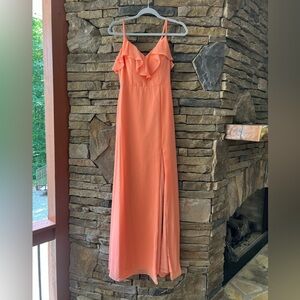 Women’s Coral Azazie Bridesmaid Dress